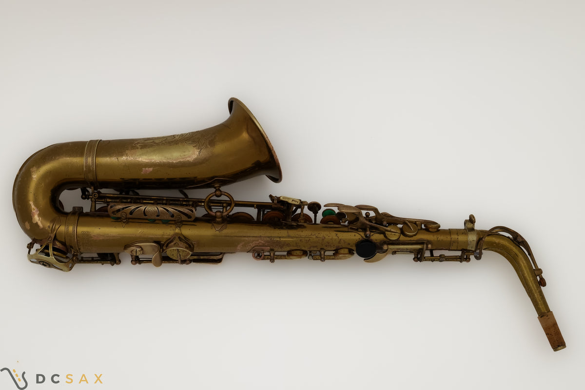 1965 119,xxx Selmer Mark VI Alto Saxophone, 90% Original Lacquer, Long Bow, Original Case, Just Serviced