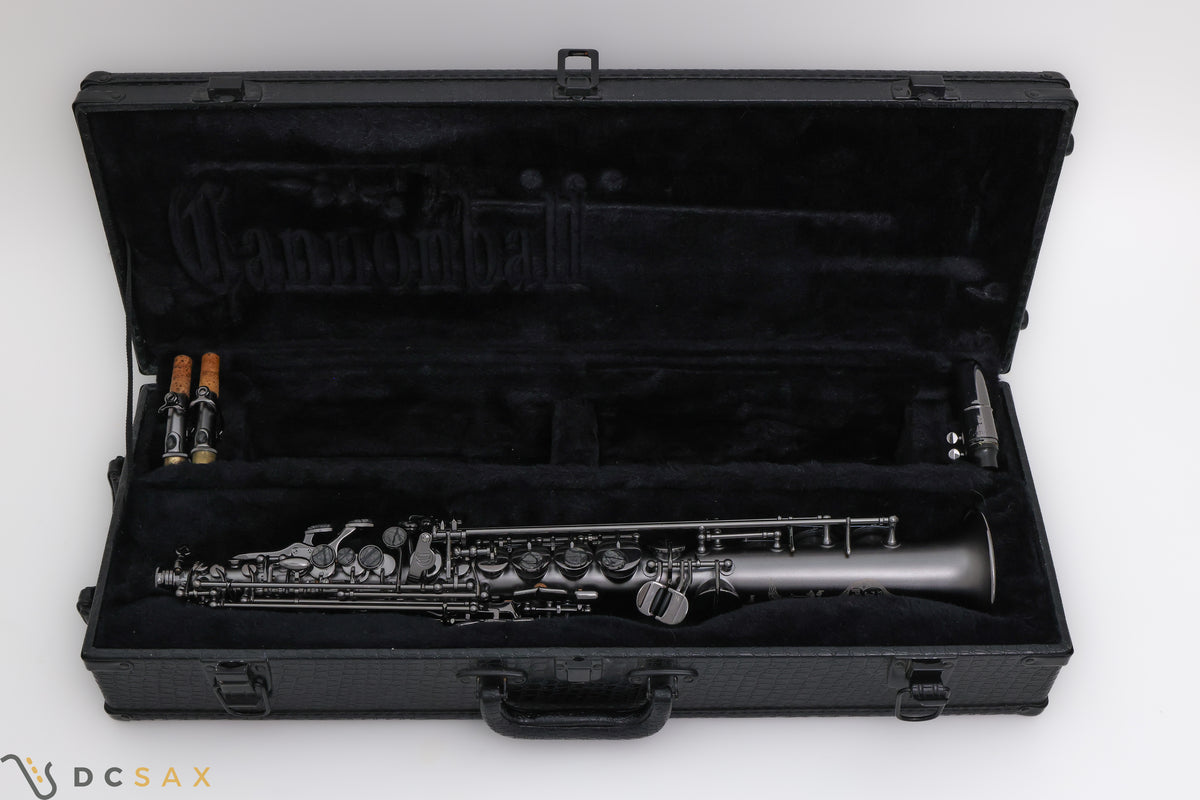 Cannonball Big Bell Stone Series S5 Soprano Saxophone Raven, Near Mint