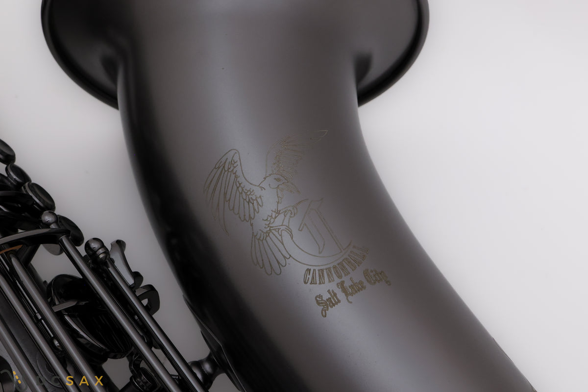 Cannonball Big Bell Stone Series B5 Baritone Saxophone Raven, Low A, Near Mint