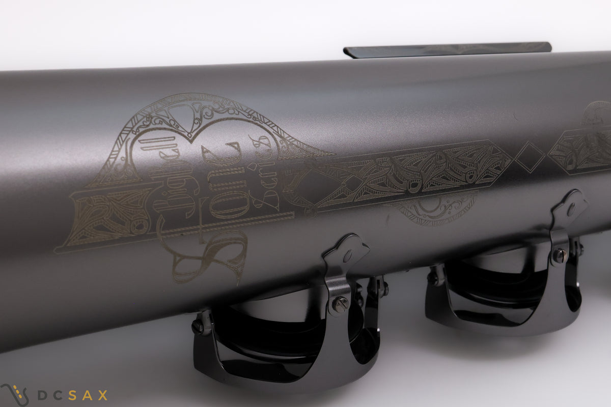 Cannonball Big Bell Stone Series B5 Baritone Saxophone Raven, Low A, Near Mint