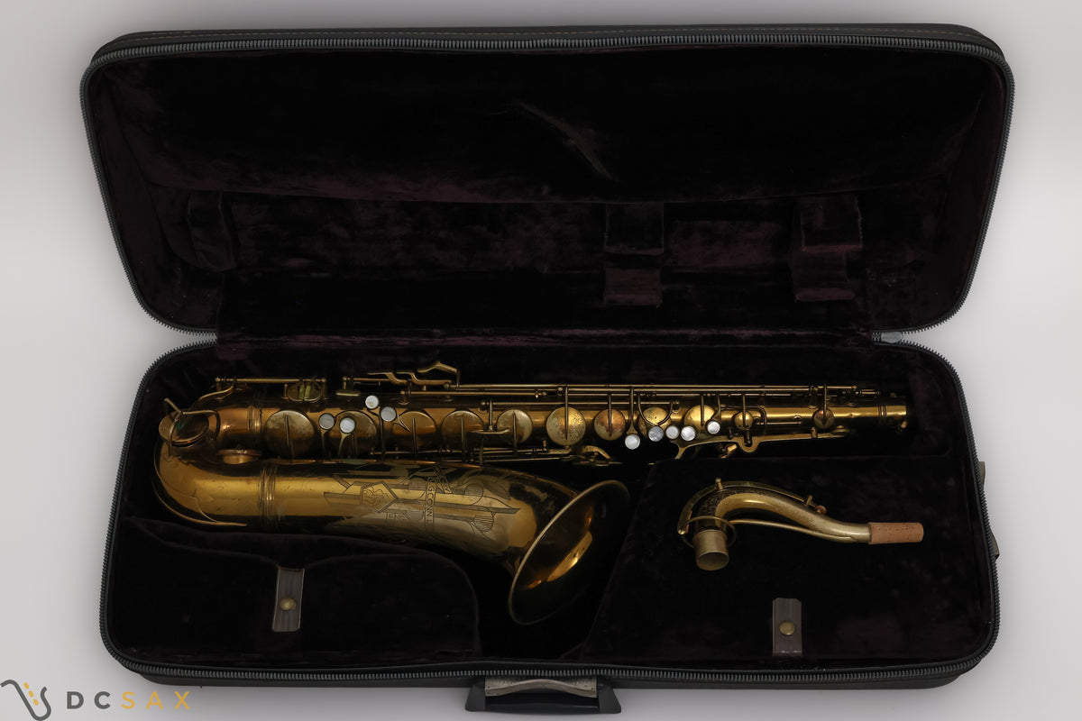 1937 282,xxx Conn 10M Tenor Saxophone, 90% Original Lacquer, Just Serviced