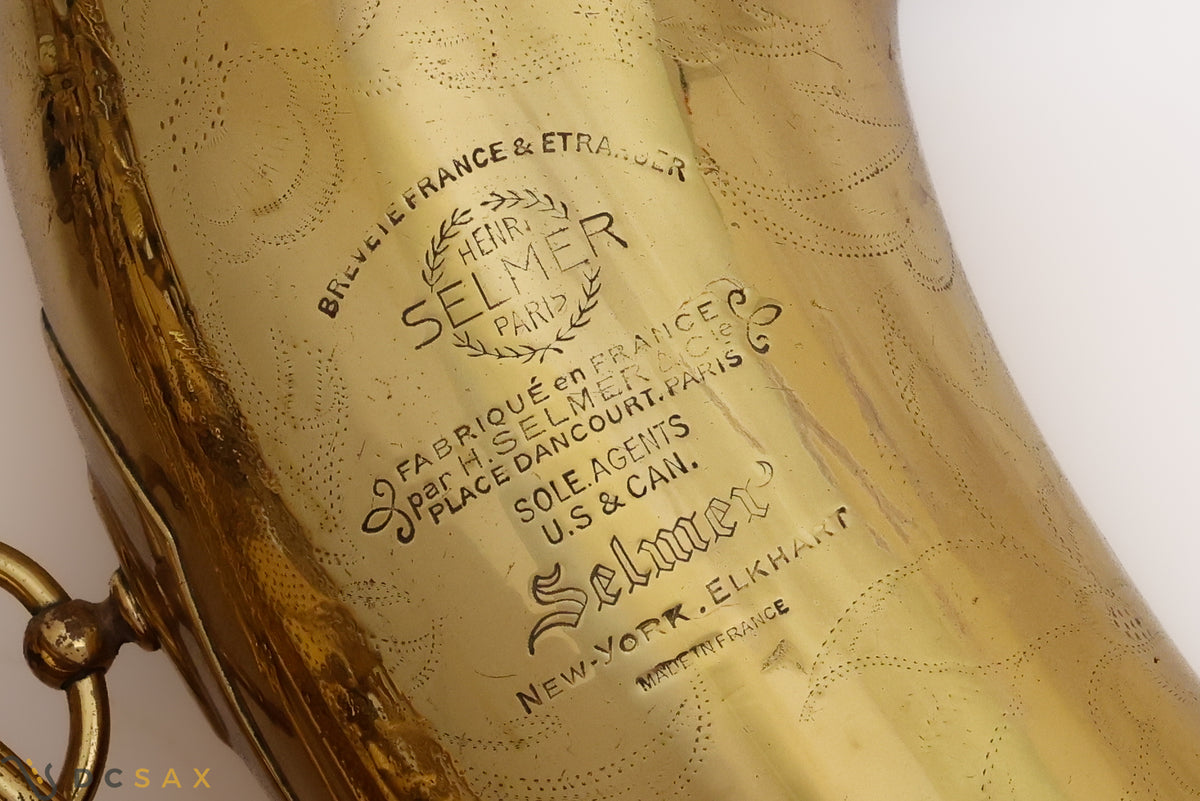 1948 35,xxx Selmer SBA Super Balanced Action Tenor Saxophone, Recent Overhaul, Just Serviced