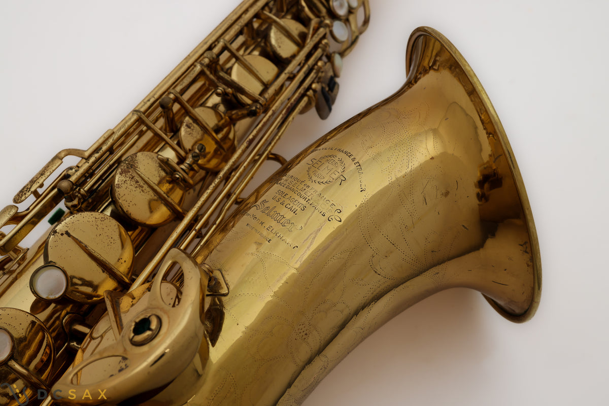 1948 35,xxx Selmer SBA Super Balanced Action Tenor Saxophone, Recent Overhaul, Just Serviced