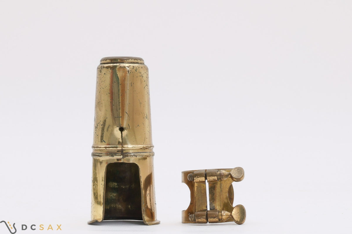 Vintage Selmer Two Screw Tenor Saxophone Ligature and Cap Set