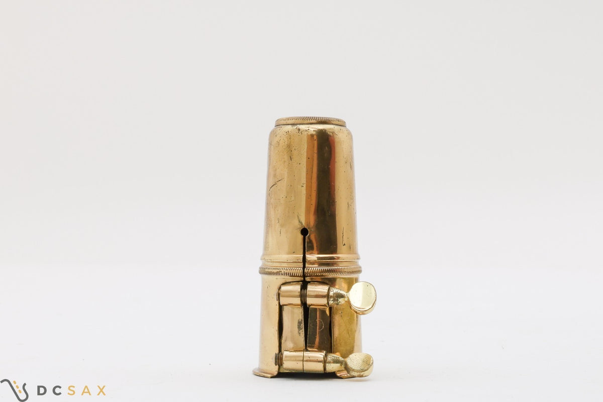 Selmer Two Screw Alto Saxophone Ligature and Cap Set for Hard Rubber Mouthpieces