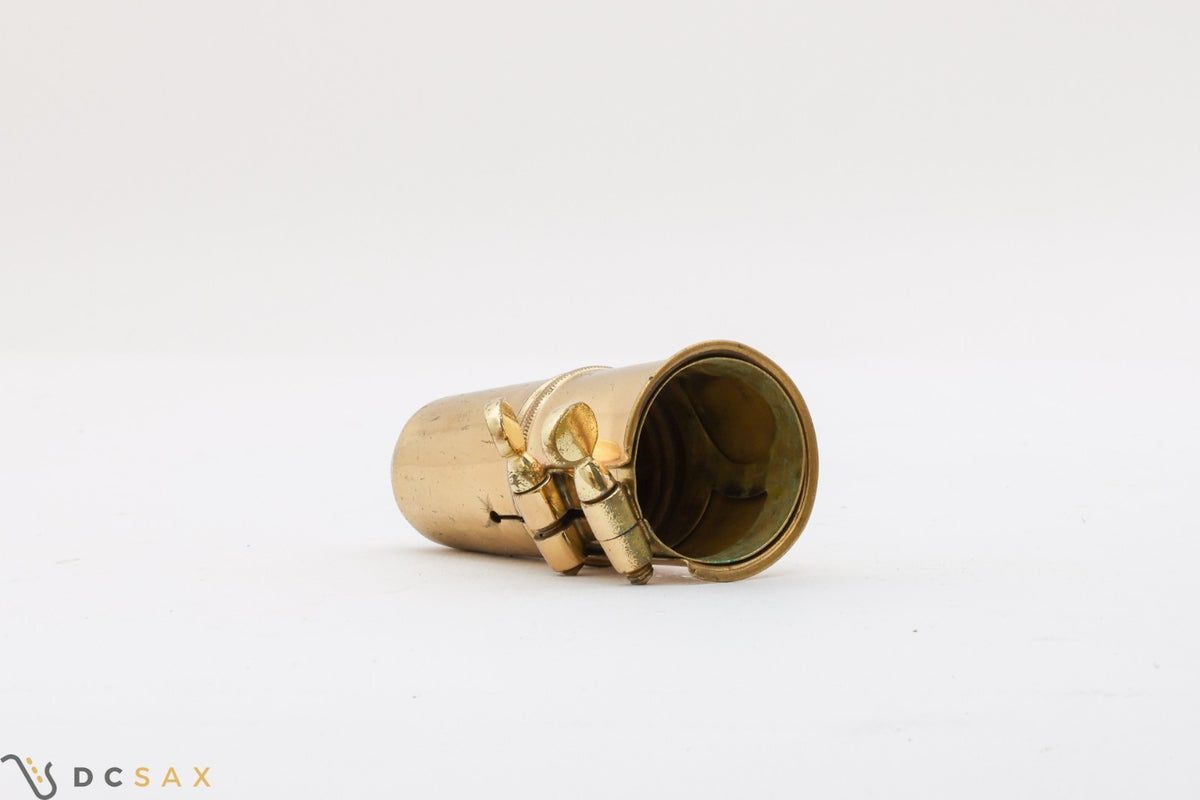 Selmer Two Screw Alto Saxophone Ligature and Cap Set for Hard Rubber Mouthpieces