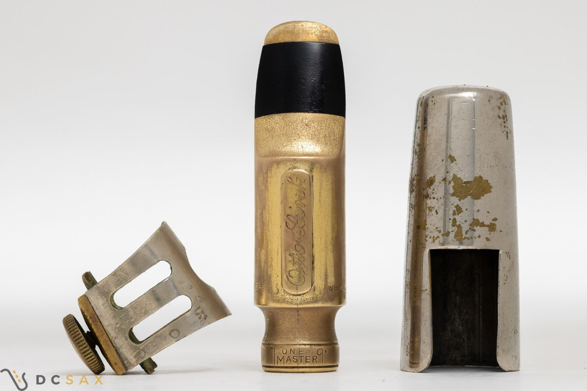 1940's Otto Link Tone Master Alto Saxophone Mouthpiece Plus Ligature and Cap