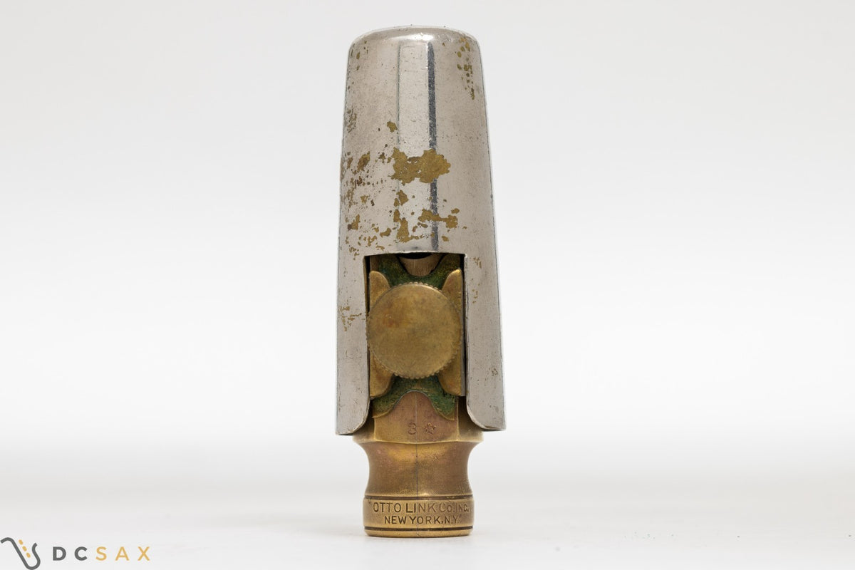 1940's Otto Link Tone Master Alto Saxophone Mouthpiece Plus Ligature and Cap