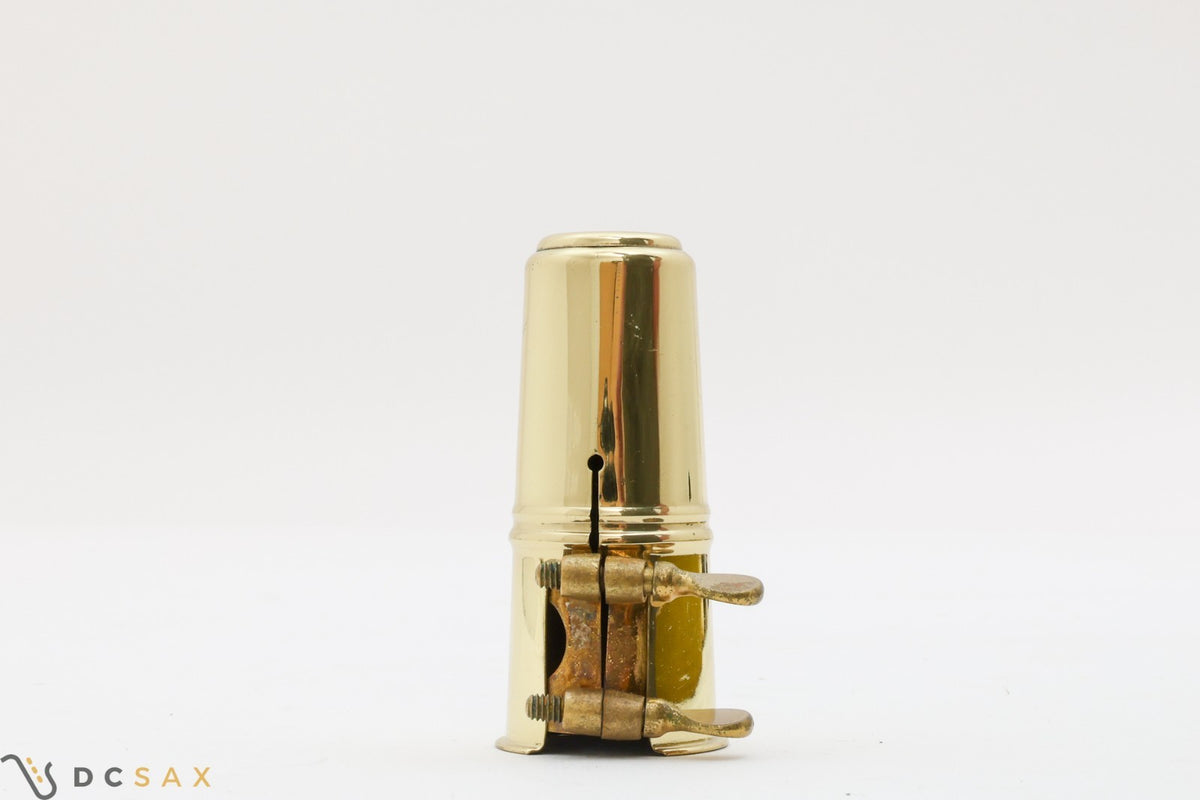 Selmer Two Screw Alto Saxophone Ligature and Cap Set for Hard Rubber Mouthpieces