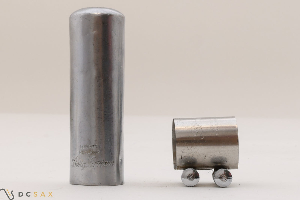 Vintage Berg Larsen "T" Tenor Saxophone Ligature and Cap Set