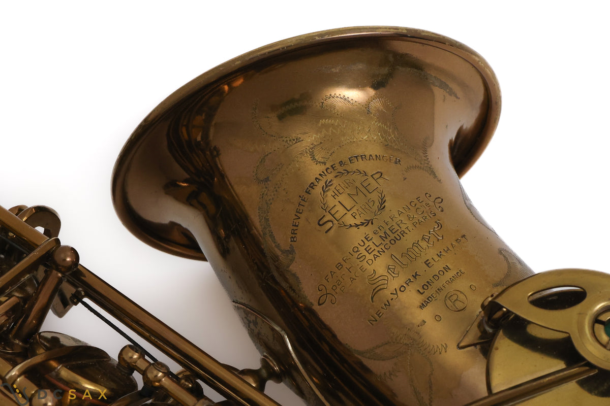 1958 74,xxx Selmer Mark VI Alto Saxophone, 95%+ Original Lacquer, Medium Bow, Video