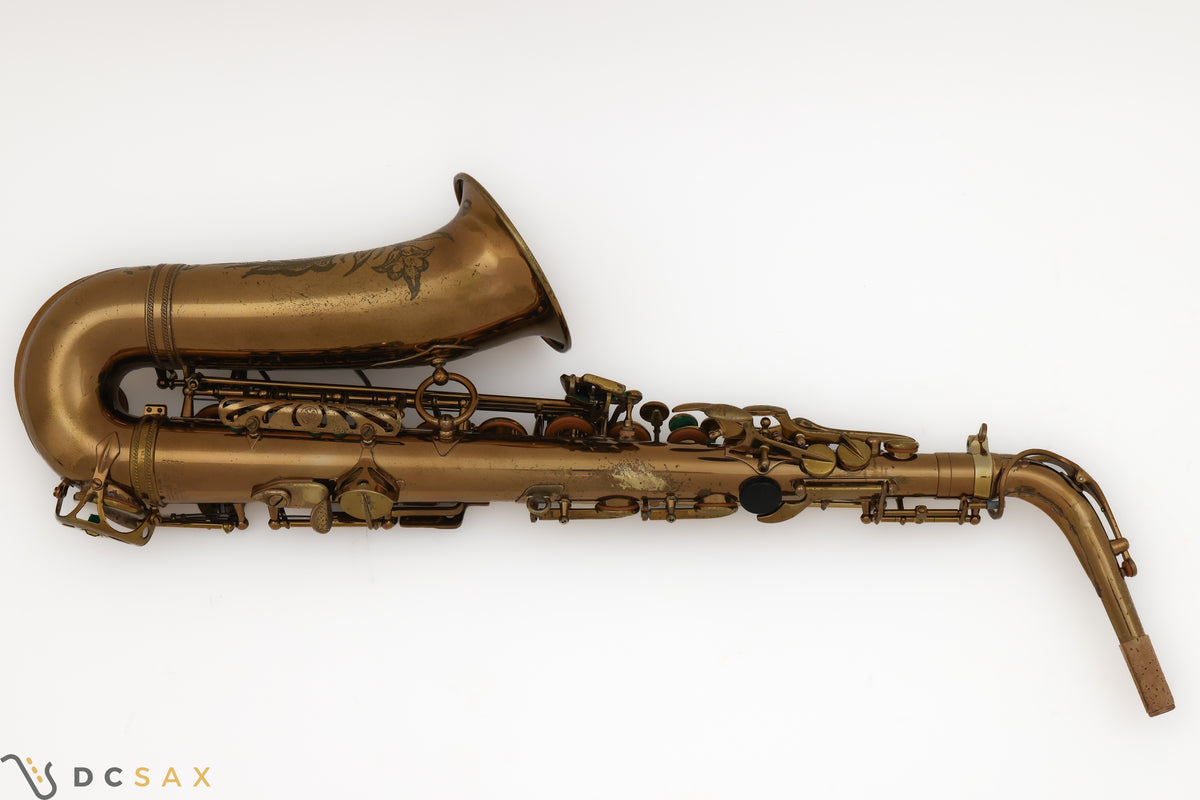 1958 75,xxx Selmer Mark VI Alto Saxophone, 99% Original Lacquer, Medium Bow, Video