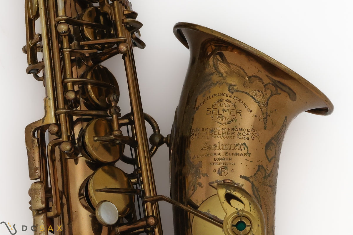 1958 75,xxx Selmer Mark VI Alto Saxophone, 99% Original Lacquer, Medium Bow, Video