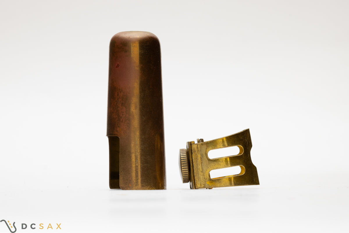 Vintage Otto Link Tenor Saxophone Ligature and Cap Set from Super Tone Master