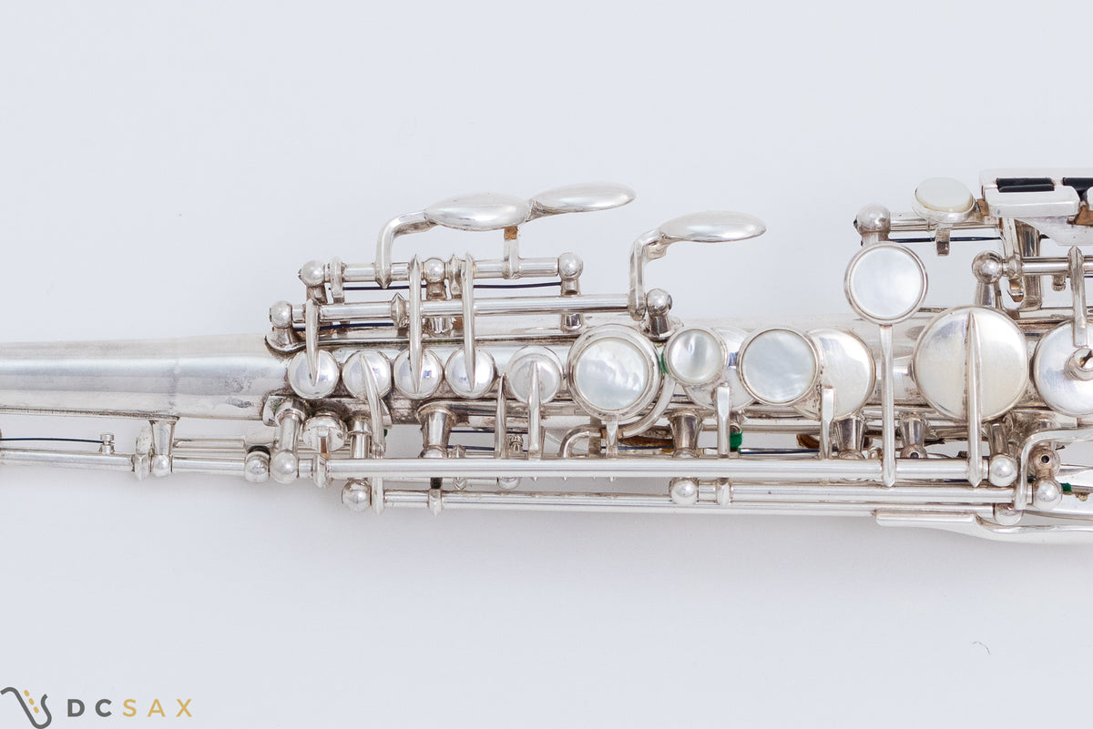 Silver Plated Selmer Mark VI Soprano Saxophone, Video, Just Serviced