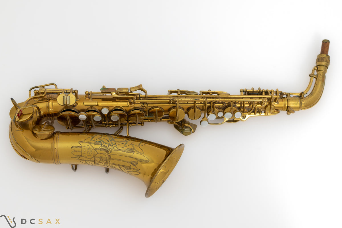 1947 Conn 6M Alto Saxophone, Rolled Tone Holes, Near Mint