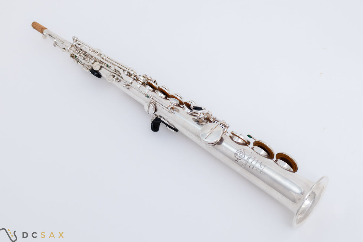 Silver Plated Selmer Mark VI Soprano Saxophone, Video, Just Serviced