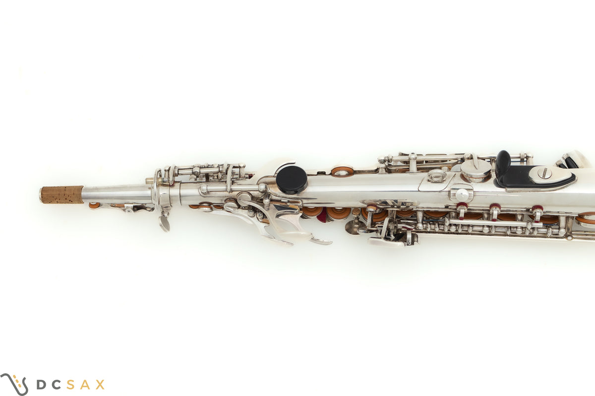 Yamaha Custom YSS-875S Soprano Saxophone, Near Mint, Just Serviced, Silver Plated