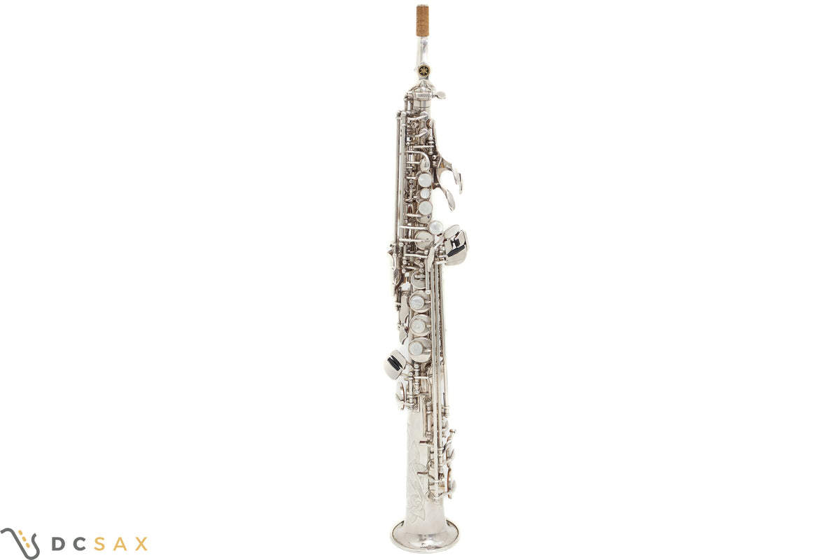 Yamaha Custom YSS-875S Soprano Saxophone, Near Mint, Just Serviced, Silver Plated