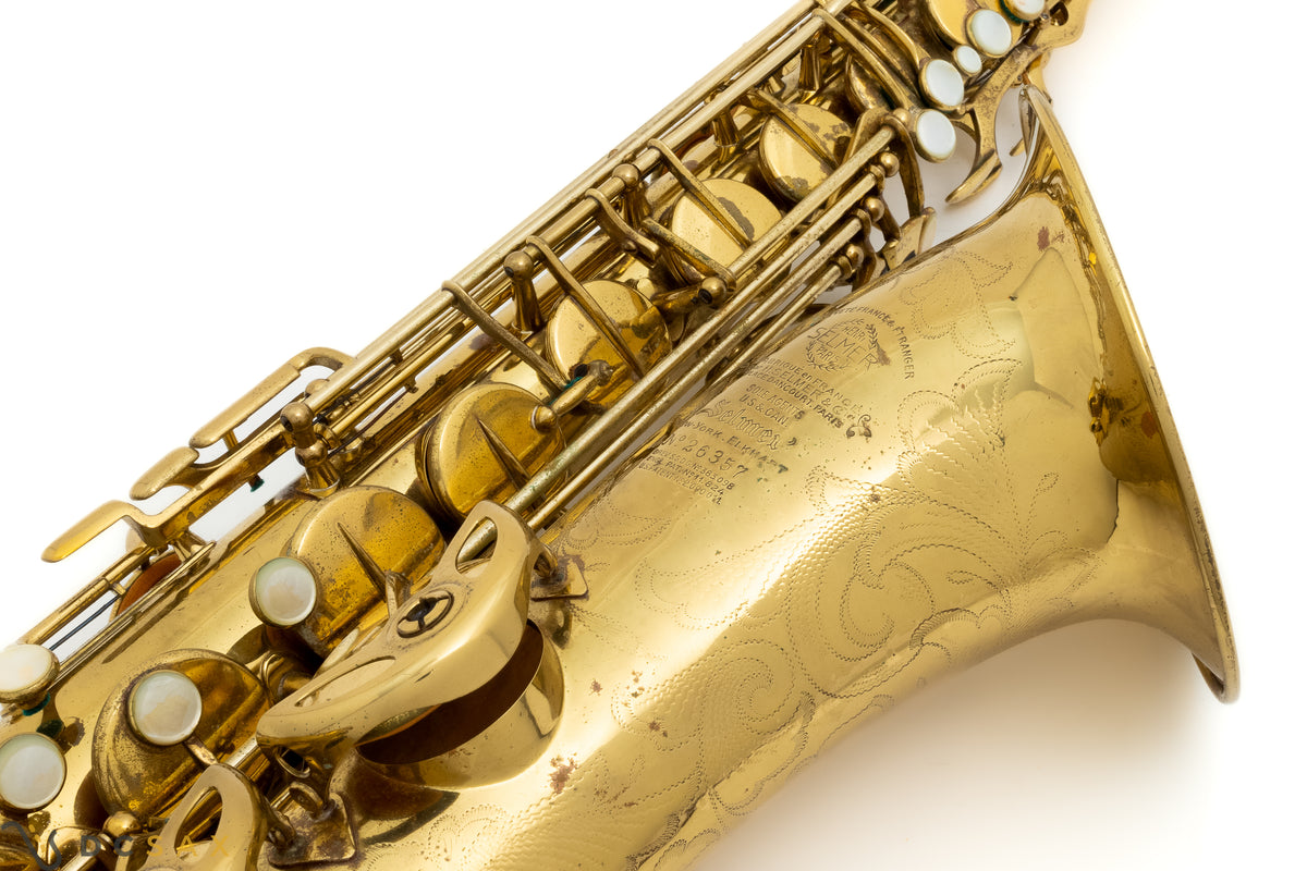 1938 26,xxx Selmer Balanced Action Tenor Saxophone, Video, Just Serviced