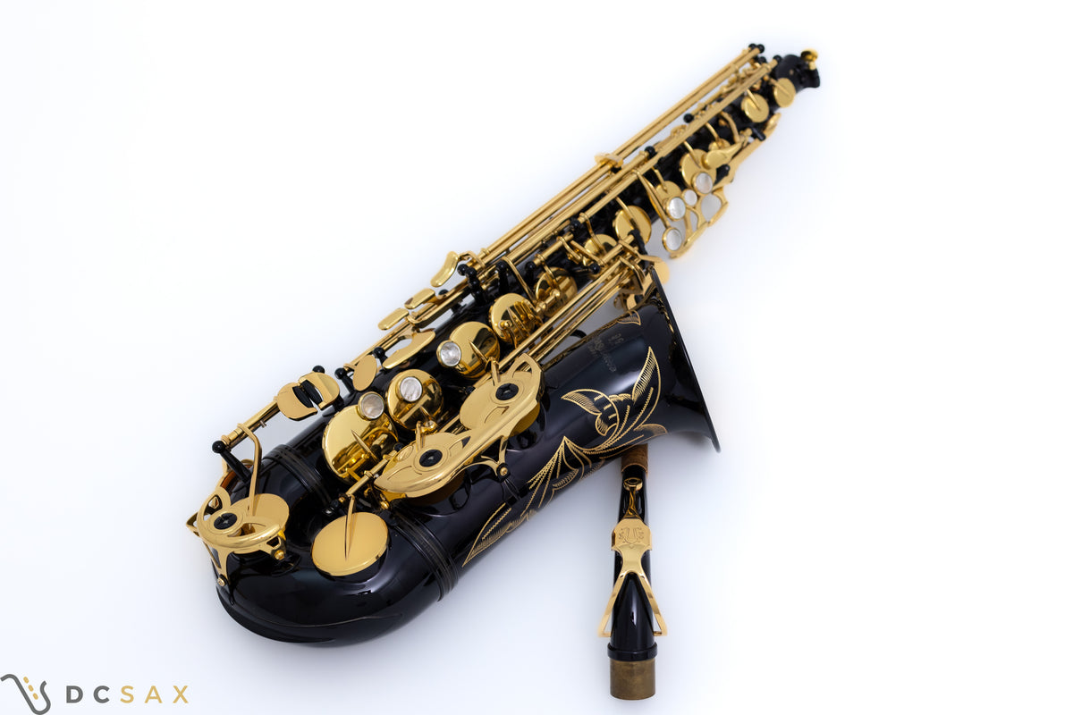 柳澤 A-901 アルトサックス、ブラックラッカー、美品