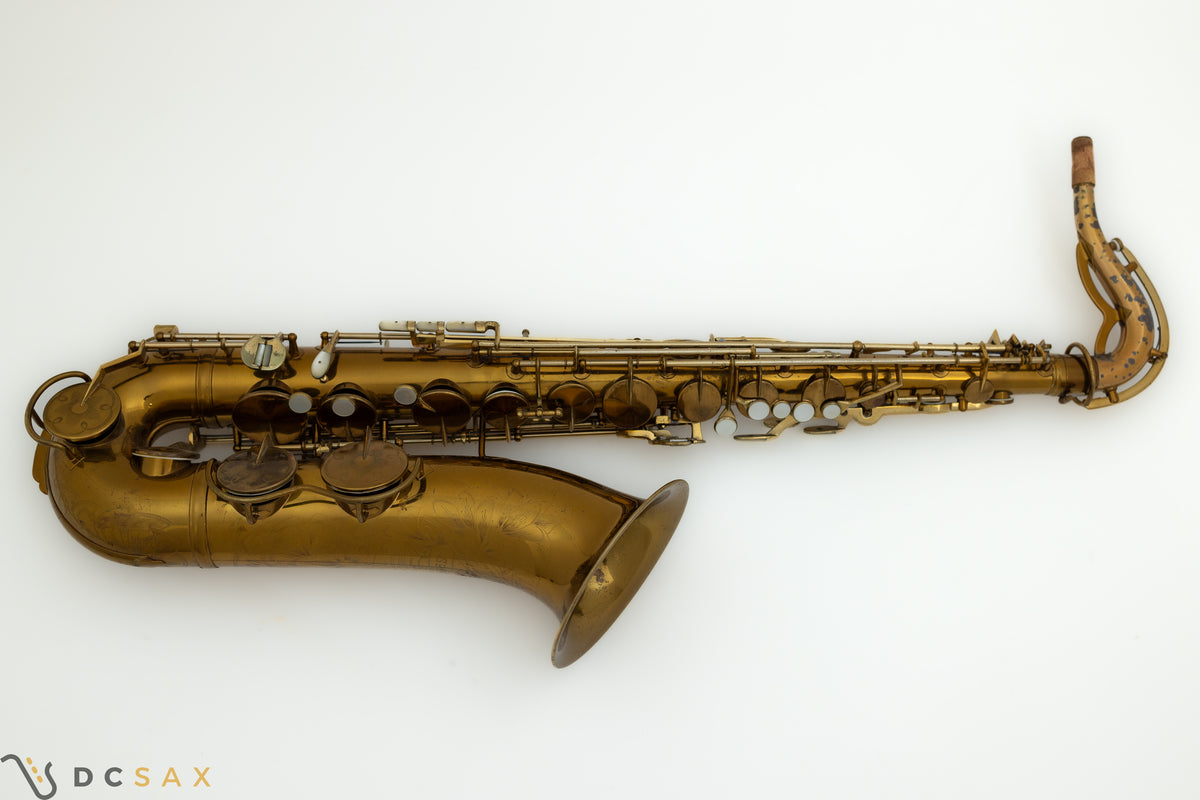 1937 King Zephyr Special Tenor Saxophone, Full Pearls, Video
