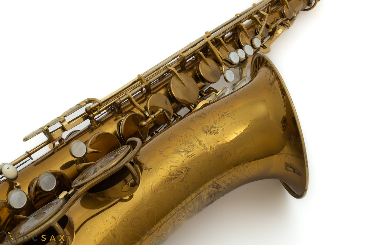 1937 King Zephyr Special Tenor Saxophone, Full Pearls, Video