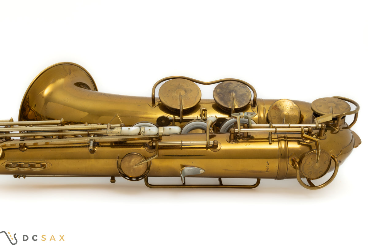 1937 King Zephyr Special Tenor Saxophone, Full Pearls, Video
