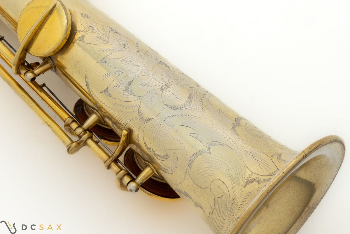 1926年製 金メッキ Conn New Wonder II 「チュー・ベリー」 ソプラノサックス、動画あり、整備済み