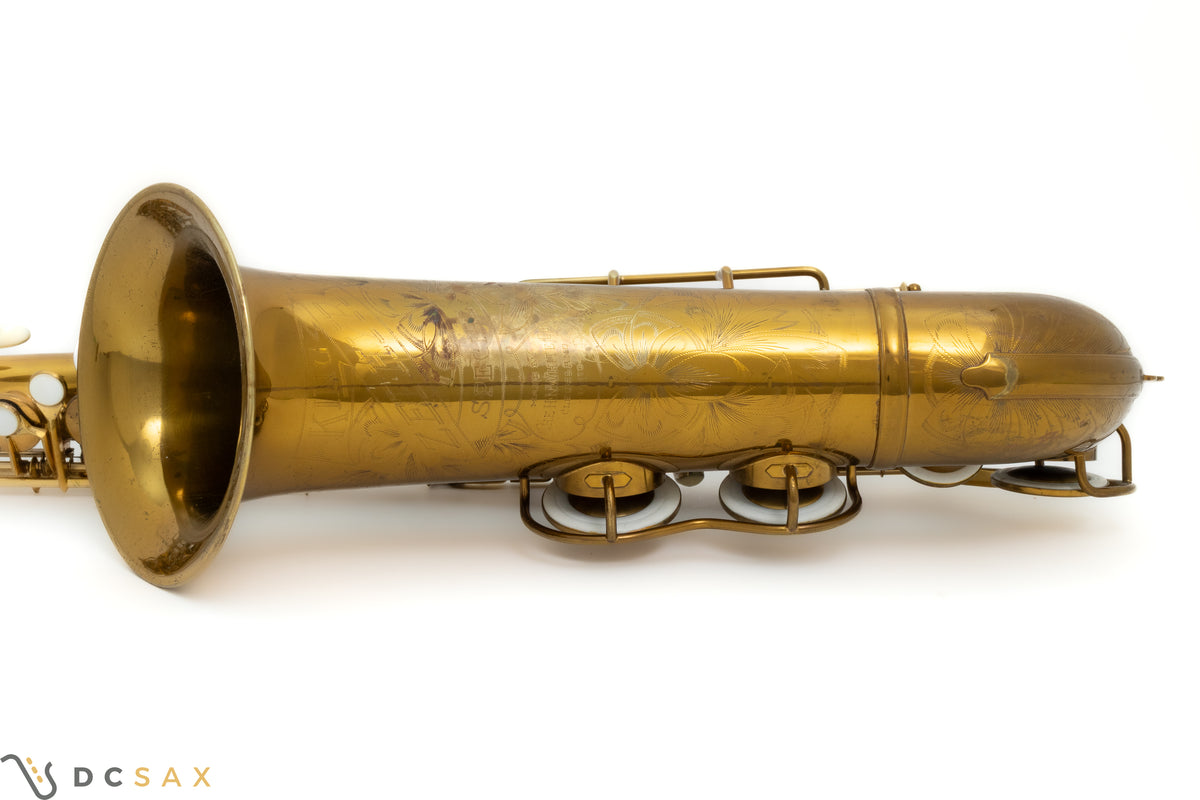 1937 King Zephyr Special Tenor Saxophone, Full Pearls, Video
