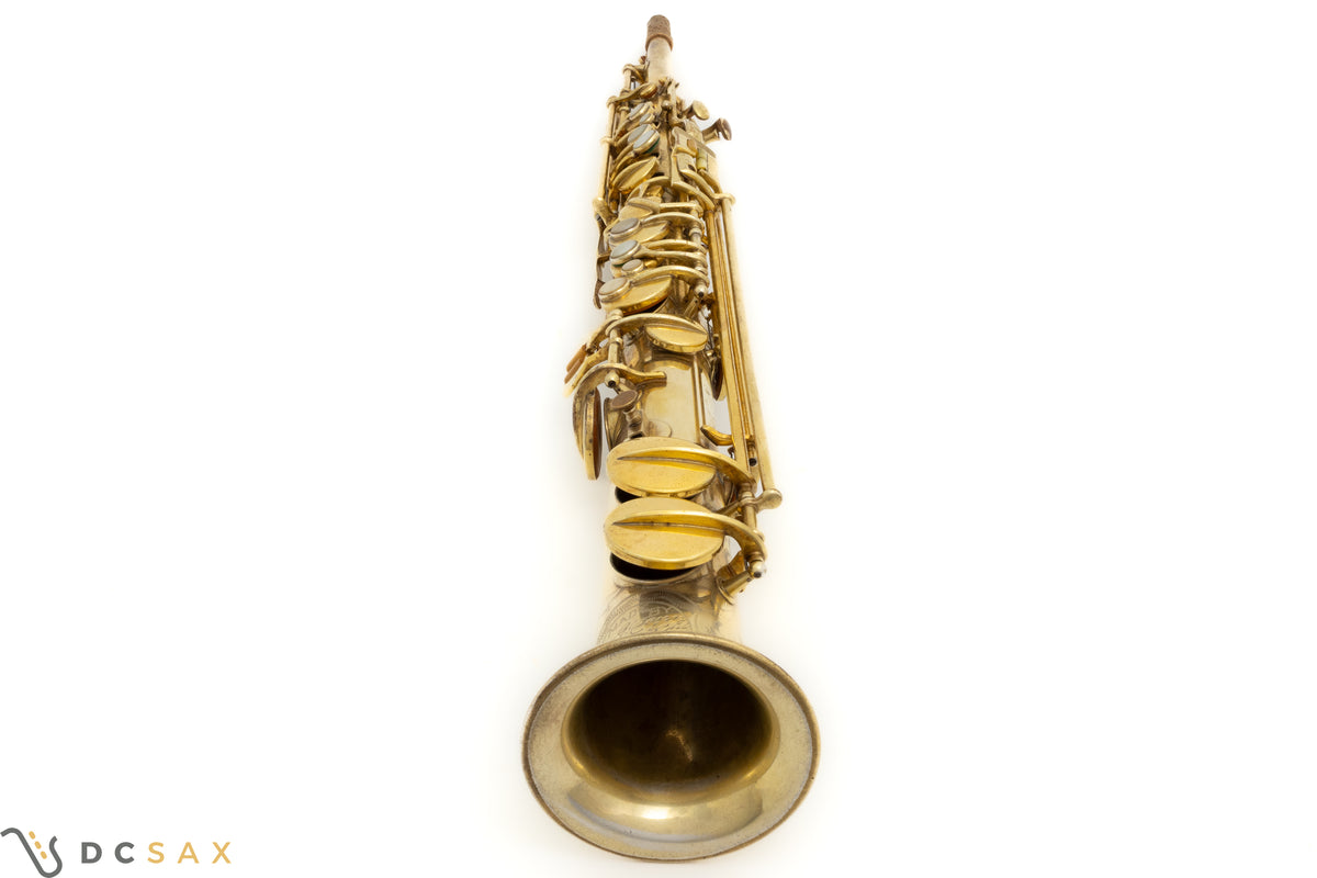 1926年製 金メッキ Conn New Wonder II 「チュー・ベリー」 ソプラノサックス、動画あり、整備済み