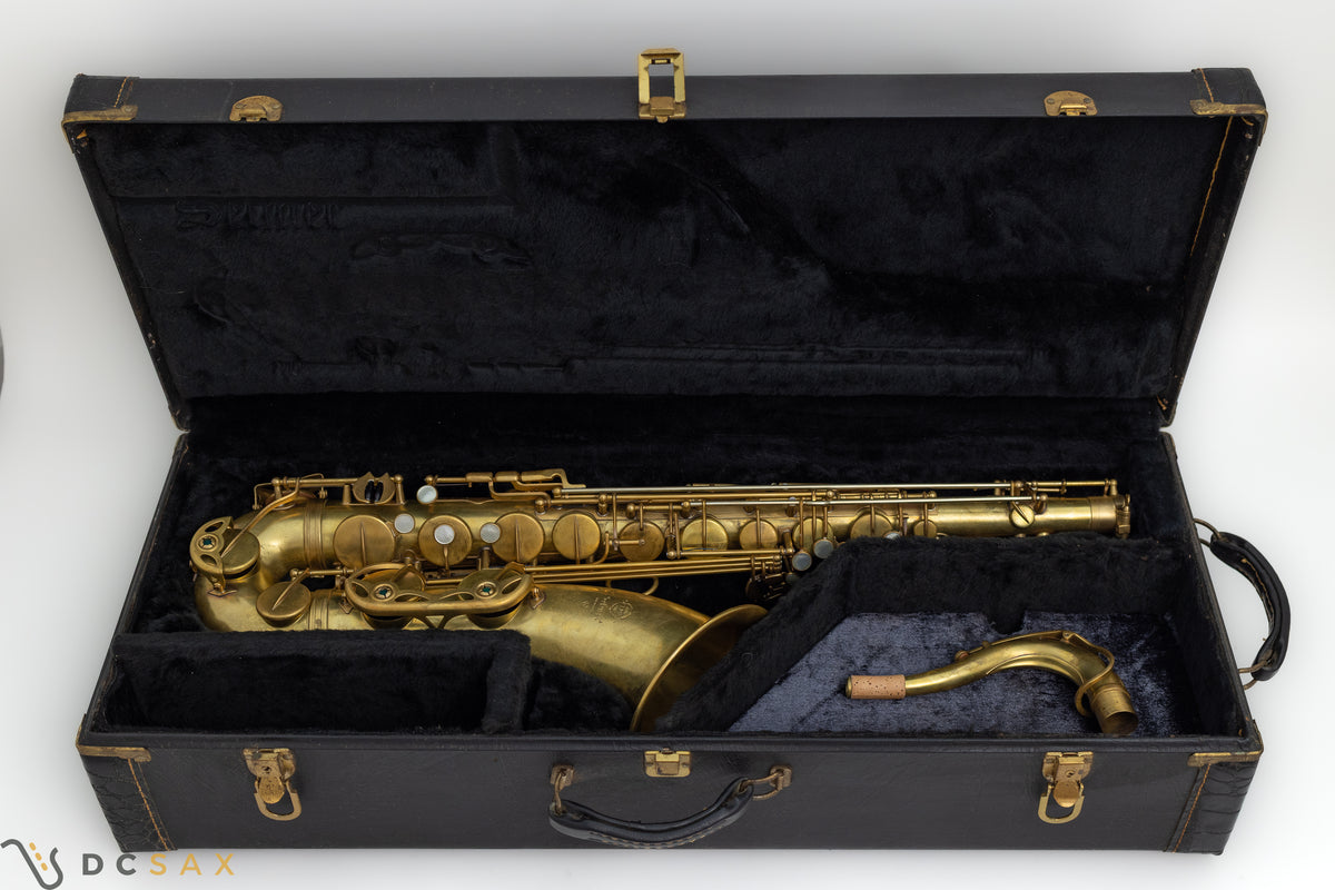 164,xxx Selmer Mark VI Tenor Saxophone, Unlacquered, Overhaul, Video