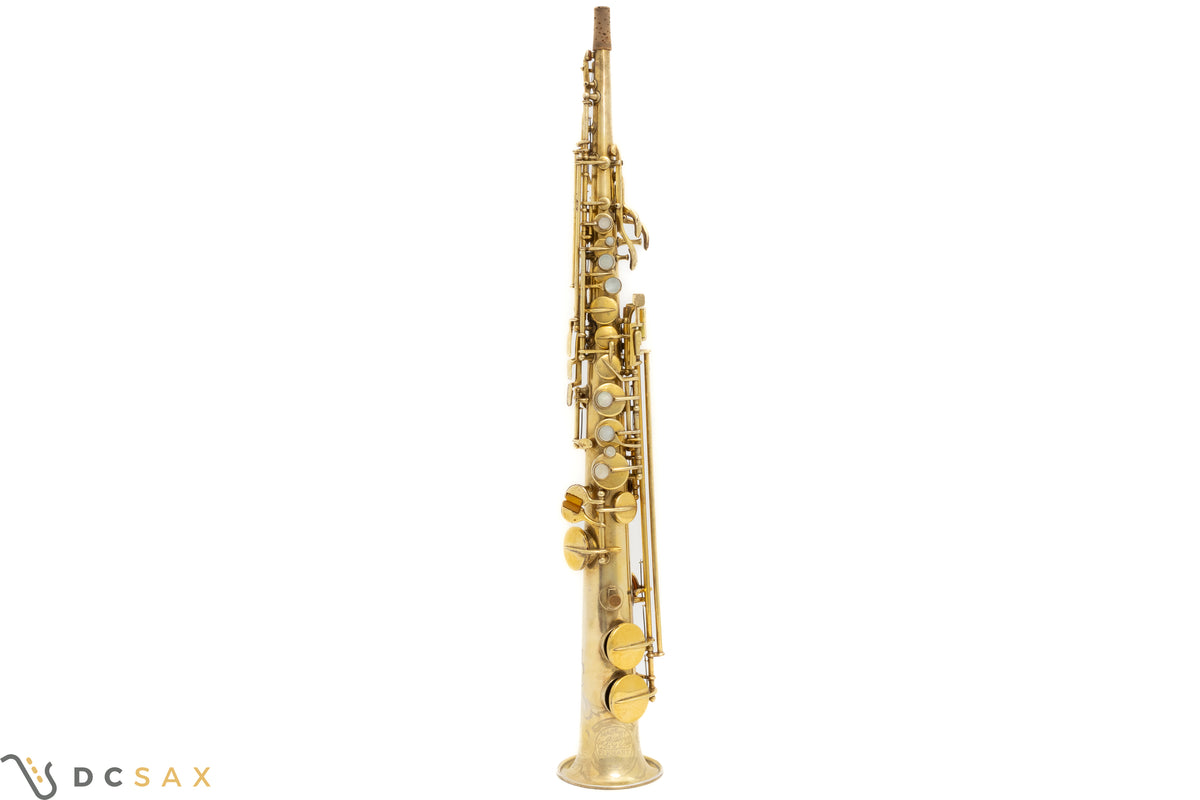 1926年製 金メッキ Conn New Wonder II 「チュー・ベリー」 ソプラノサックス、動画あり、整備済み