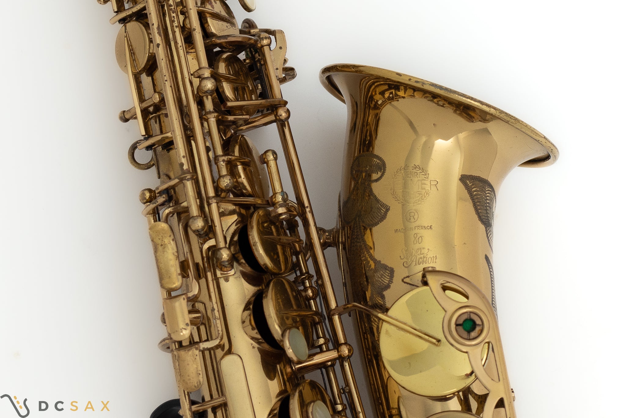 343,xxx Selmer Super Action 80 Alto Saxophone