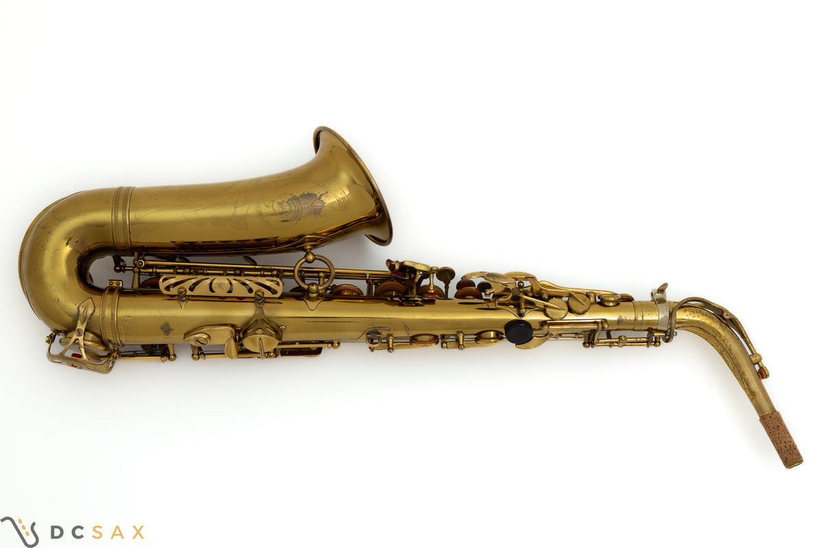 1958年製 Selmer Mark VI アルトサックス 77,xxx番台、ミディアムボウ、ハイF#キー付き、試奏動画あり