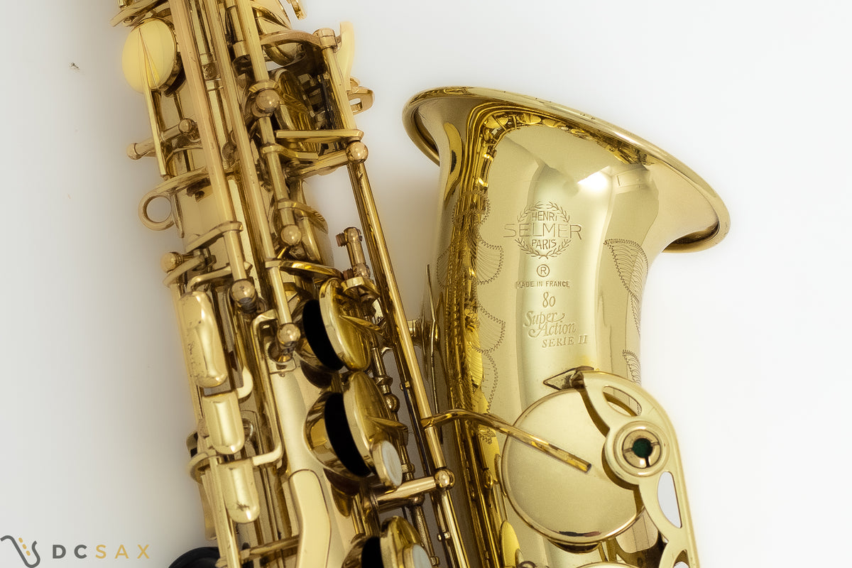 Selmer Super Action Series II Alto Saxophone, Just Serviced