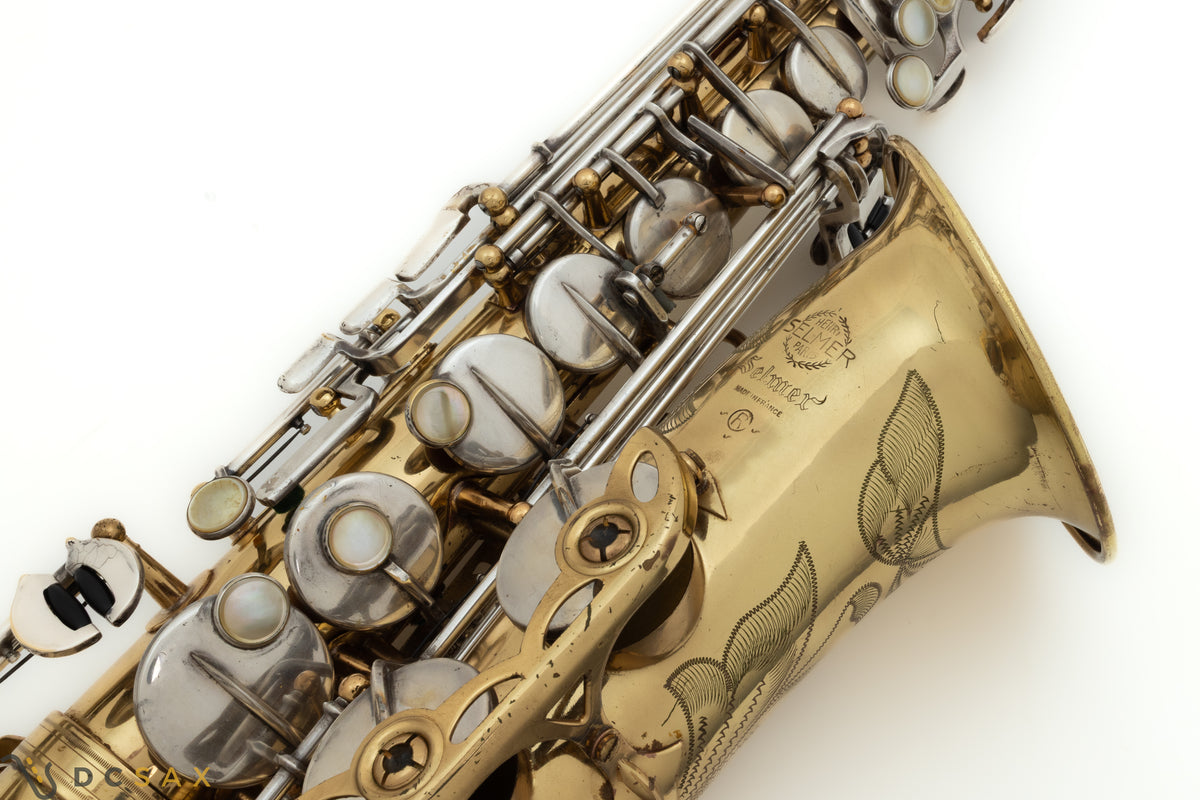 セルマー マークVI アルトサックス 185,xxx番台、希少仕上げ、オリジナルラッカー、ハイF#キー付き