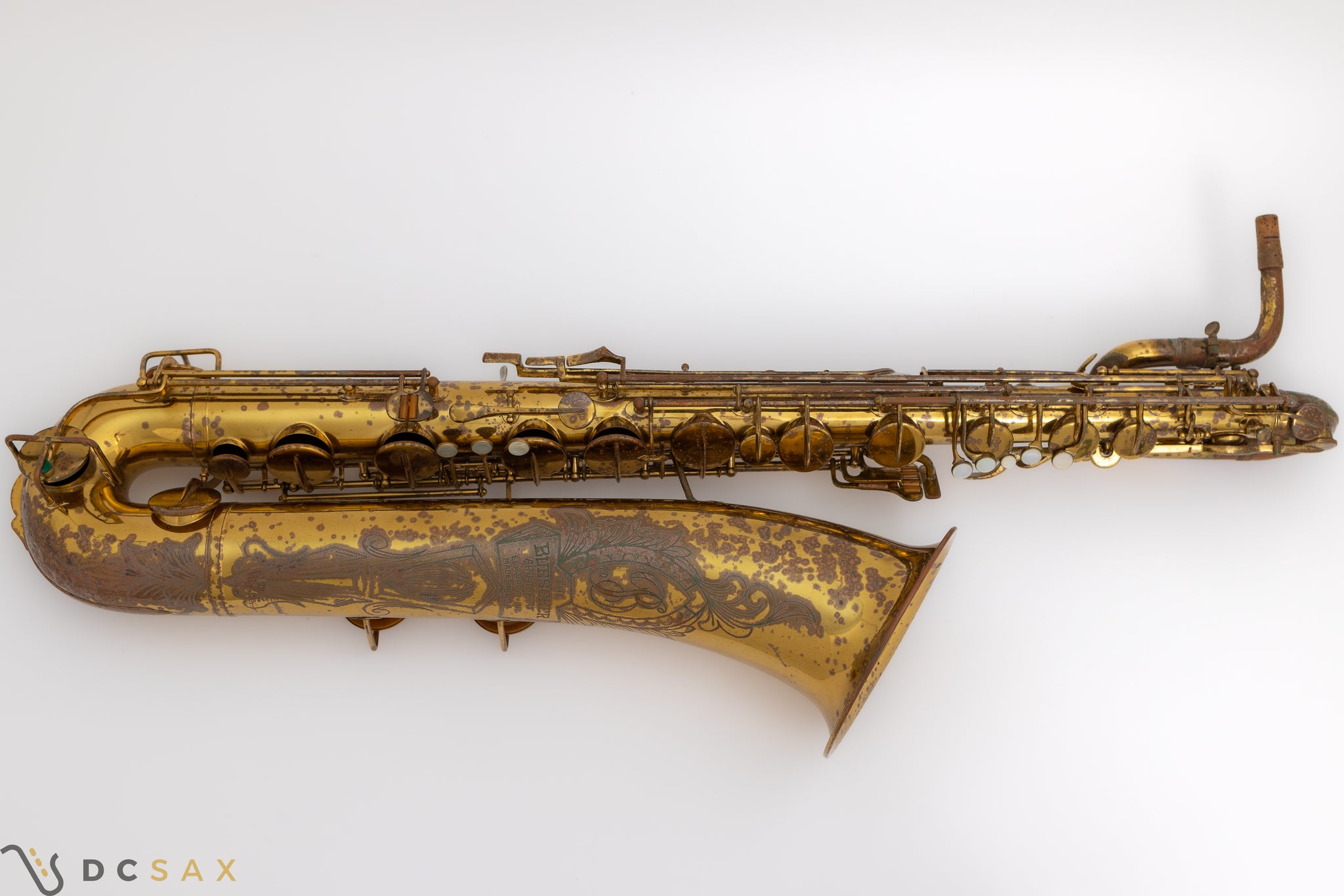 1949 Buescher Big B 129 Baritone Saxophone, Original Lacquer