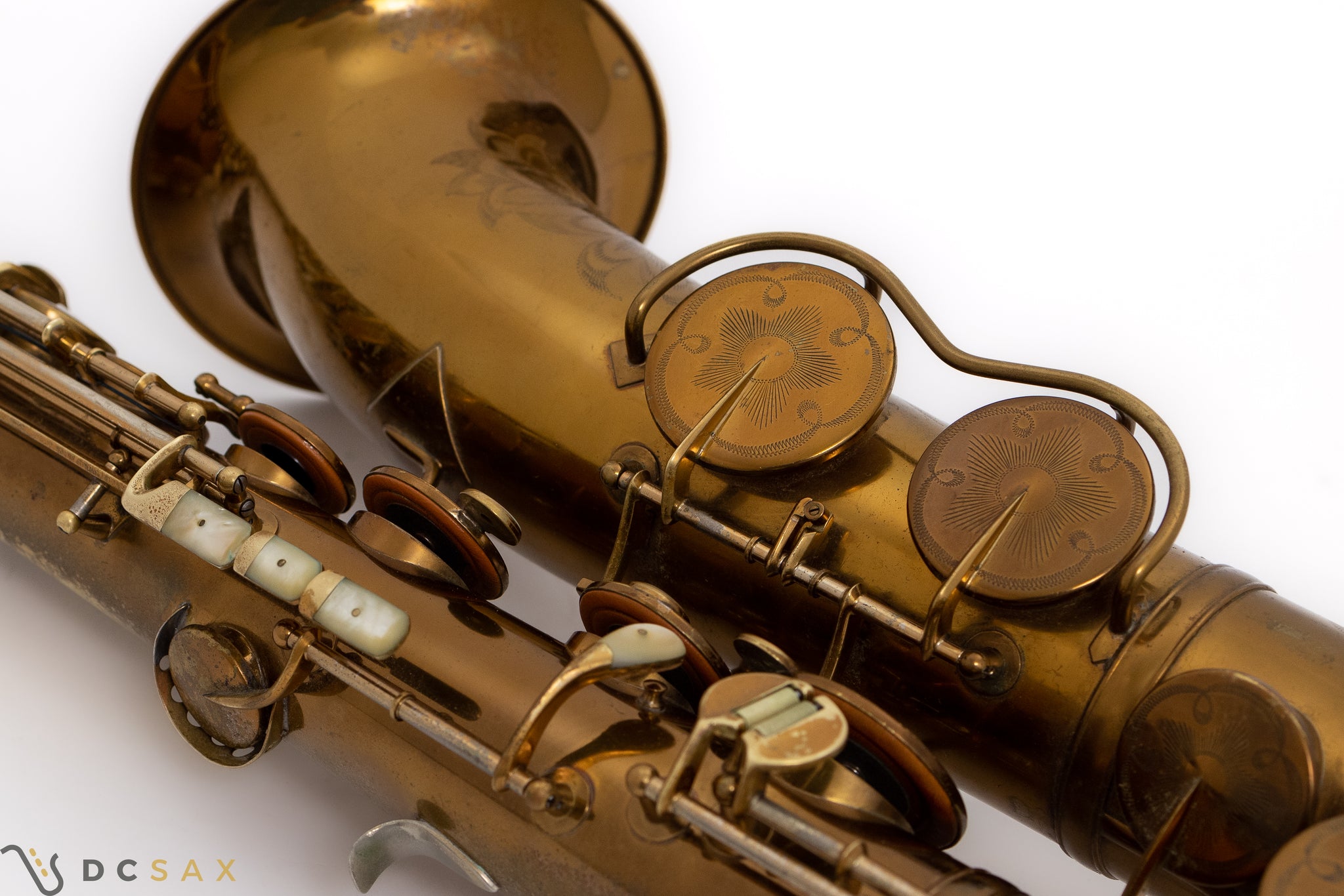 1939 King Zephyr Special Tenor Saxophone, Video, Original Lacquer, Full Pearls, Sterling Neck