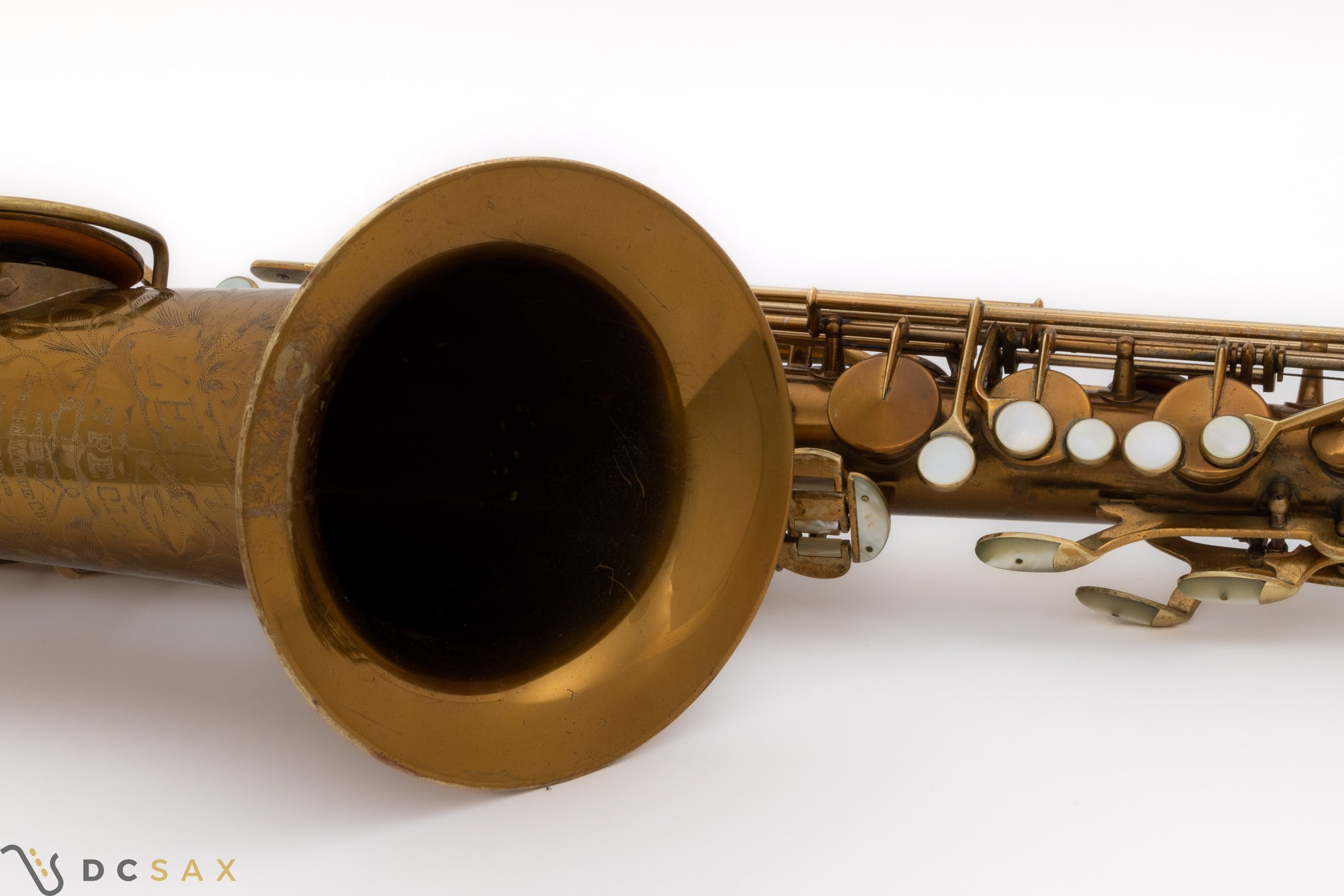 1939 King Zephyr Special Tenor Saxophone, Video, Original Lacquer, Full Pearls, Sterling Neck