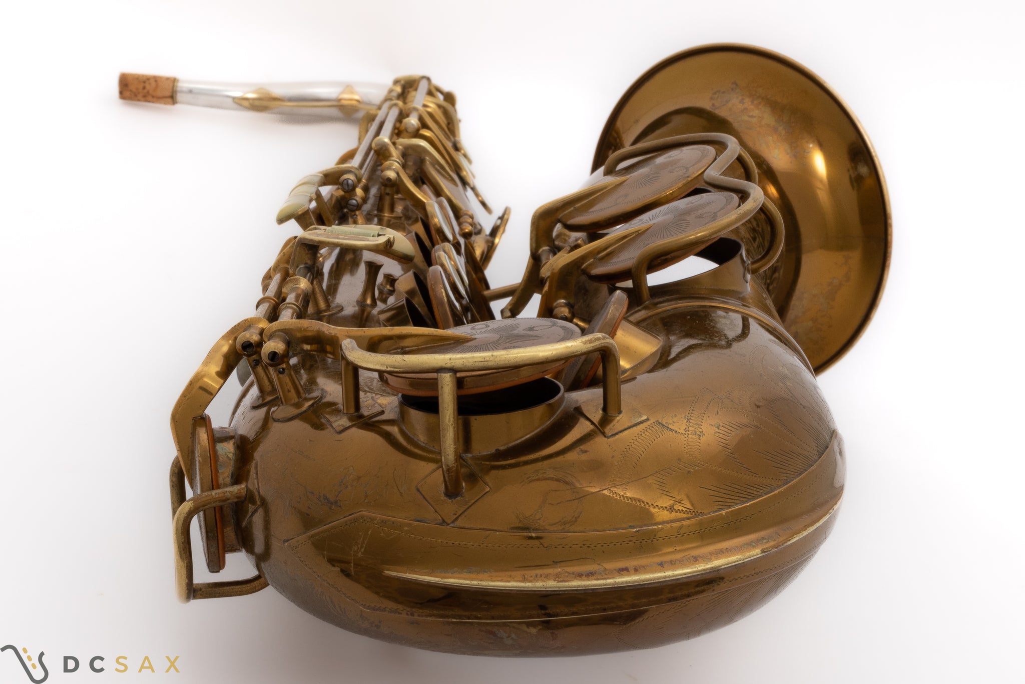 1939 King Zephyr Special Tenor Saxophone, Video, Original Lacquer, Full Pearls, Sterling Neck