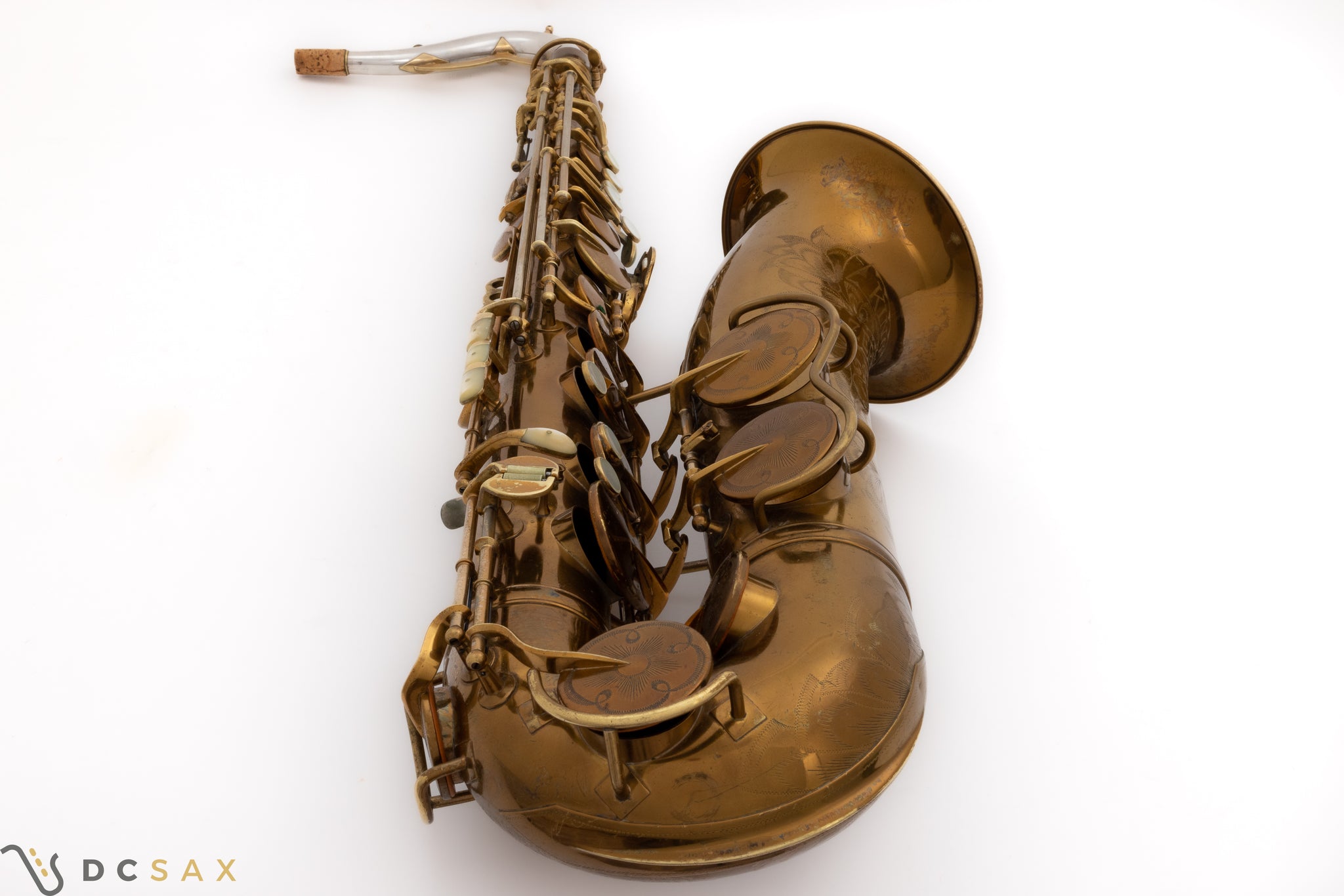 1939 King Zephyr Special Tenor Saxophone, Video, Original Lacquer, Full Pearls, Sterling Neck