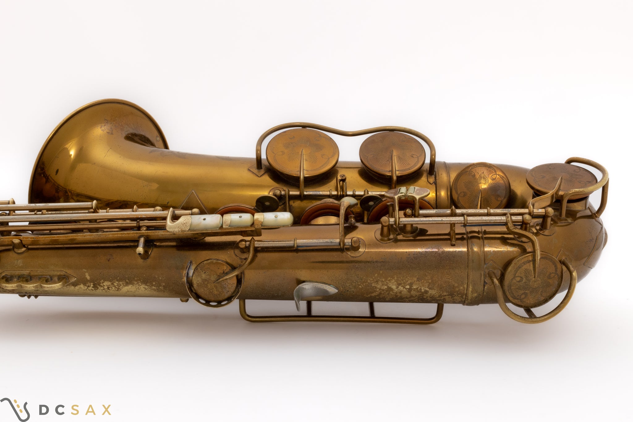 1939 King Zephyr Special Tenor Saxophone, Video, Original Lacquer, Full Pearls, Sterling Neck