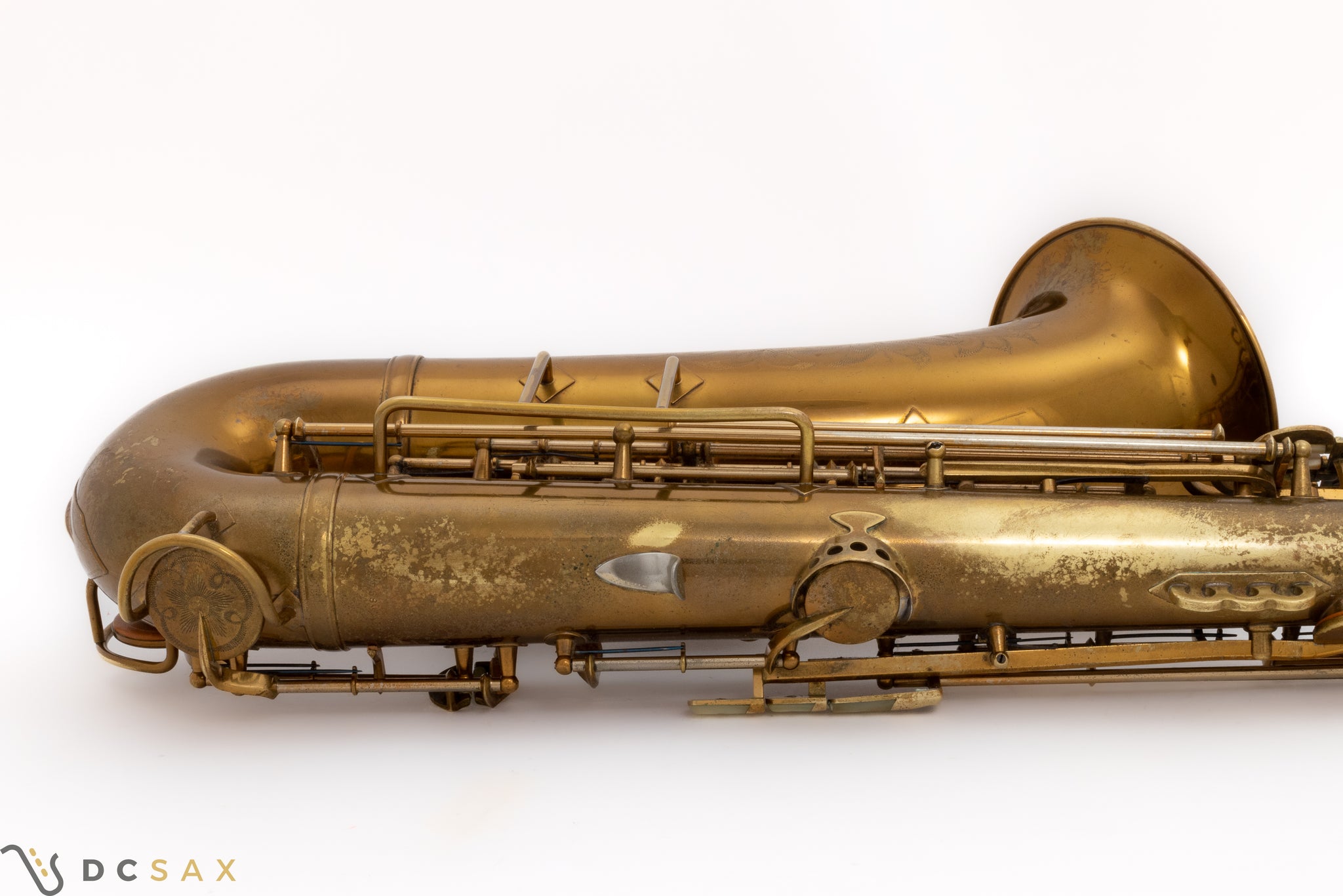 1939 King Zephyr Special Tenor Saxophone, Video, Original Lacquer, Full Pearls, Sterling Neck