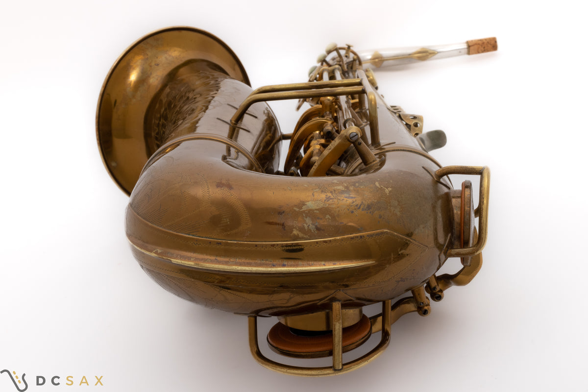 1939 King Zephyr Special Tenor Saxophone, Video, Original Lacquer, Full Pearls, Sterling Neck