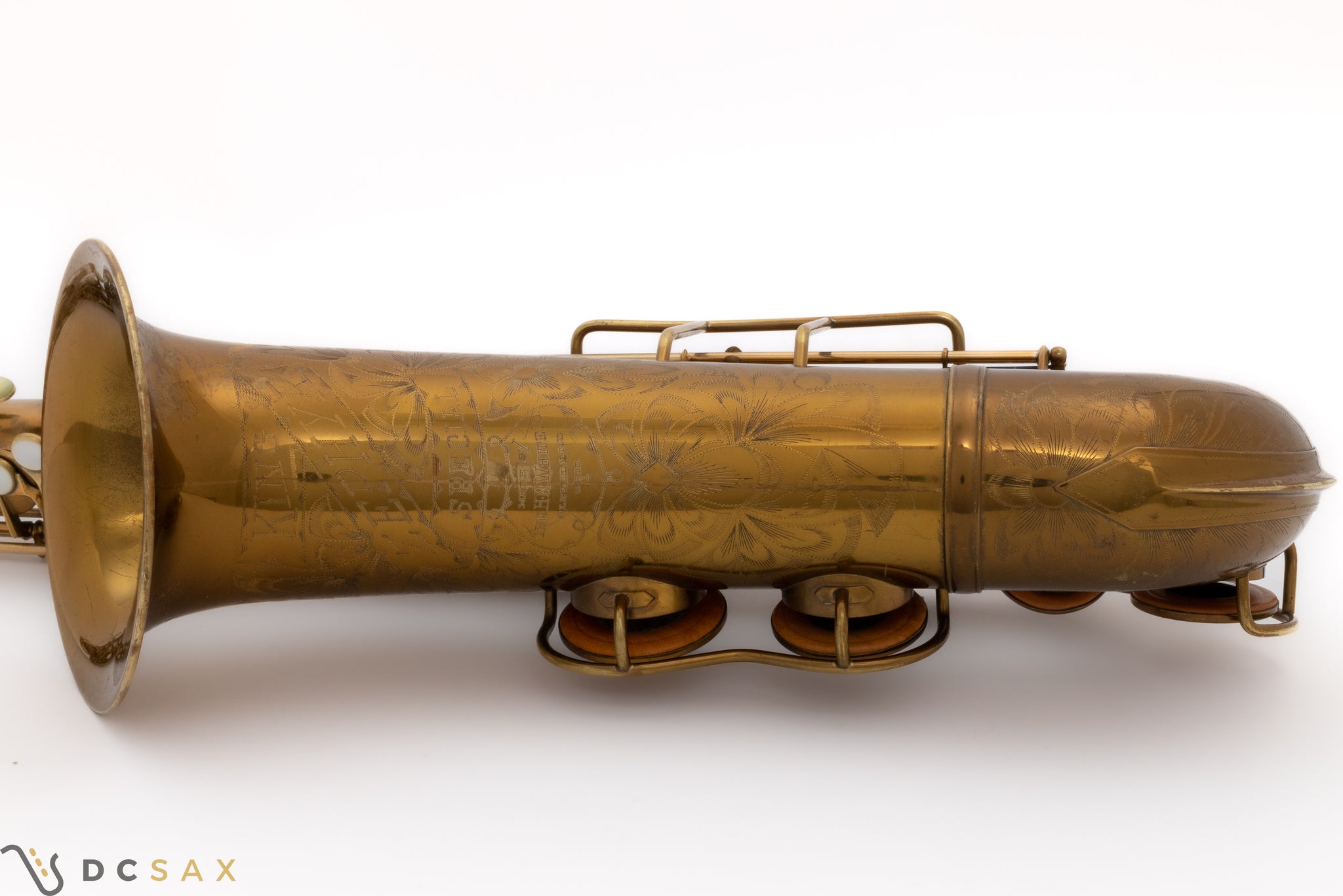 1939 King Zephyr Special Tenor Saxophone, Video, Original Lacquer, Full Pearls, Sterling Neck