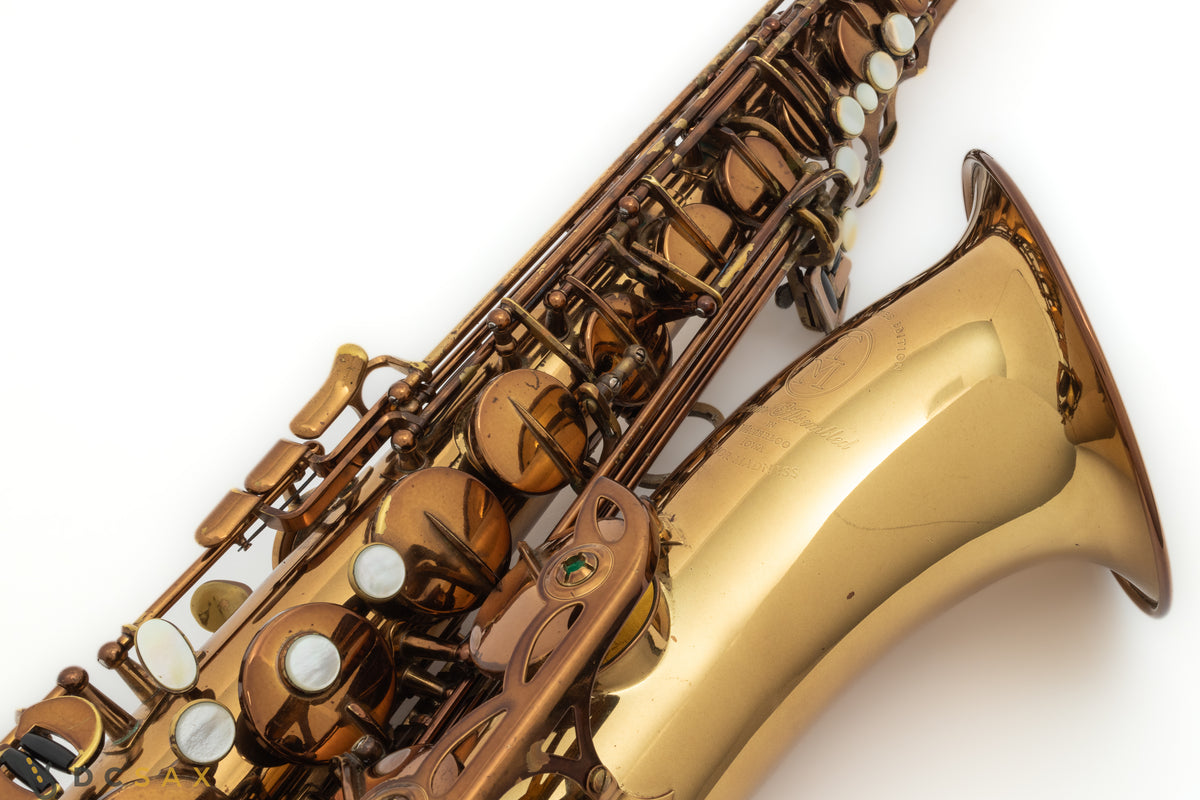 TM Custom Tenor Saxophone, Rolled Tone Holes, Just Serviced, Video