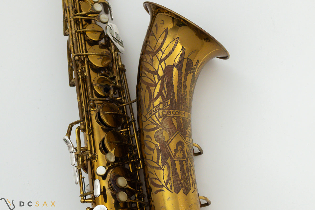 Conn 30M "Connqueror" Tenor Saxophone, Video, Original Lacquer, Overhaul