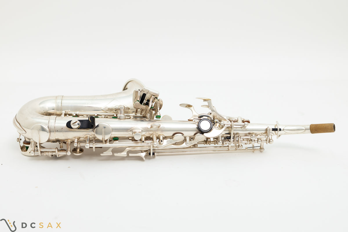 Rampone and Cazzani R1 Jazz Soprano Saxophone, Silver, Just Serviced