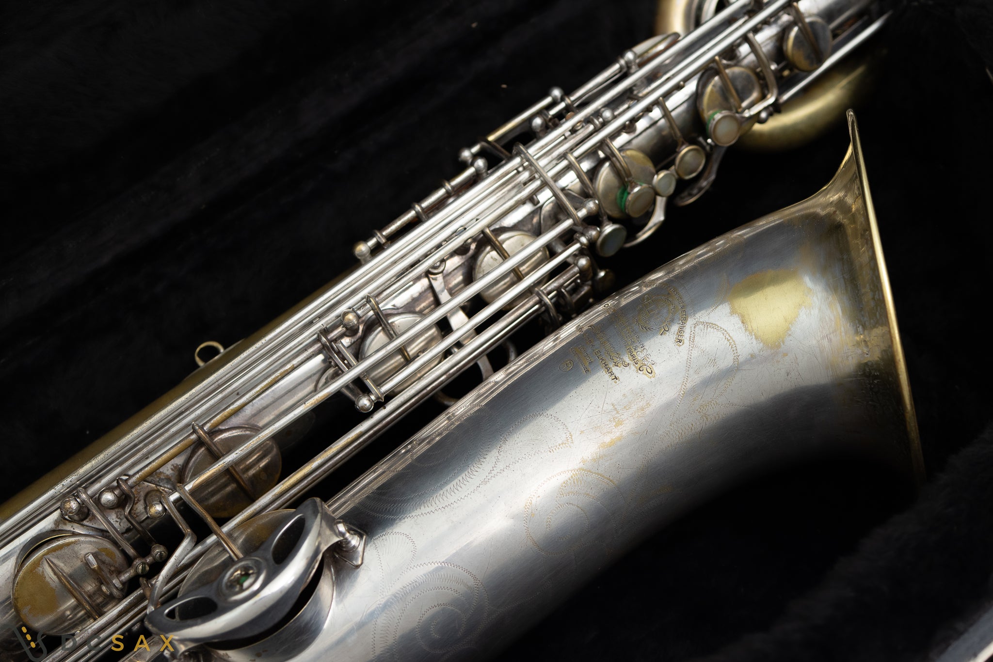 85,xxx Low A Selmer Mark VI Baritone Saxophone, Original Silver Plated